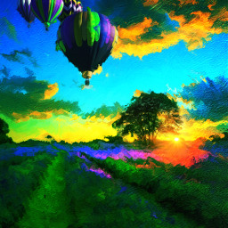 hotairballoon digitalart generativeart digitalartist art freetoedit