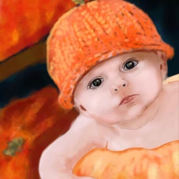 wdppumpkin drawing baby cute